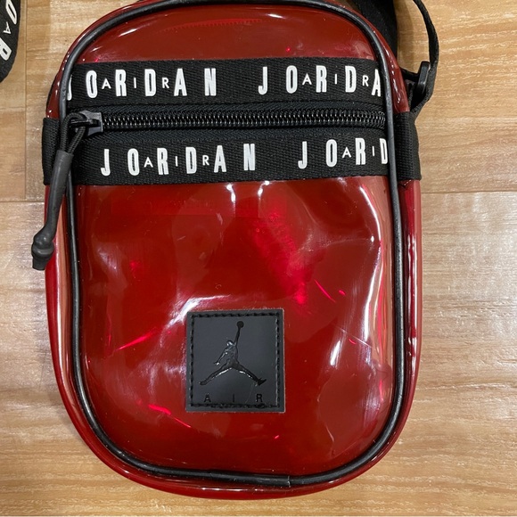 Nike Air Jordan jelly festival crossbody bag red, Rare - Picture 2 of 15